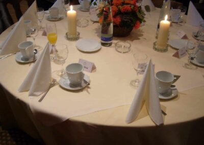 Table Set up 9